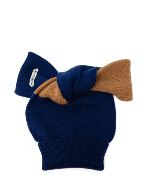 knotted beanie hat by JW ANDERSON