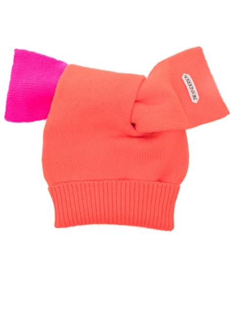 knotted beanie hat by JW ANDERSON