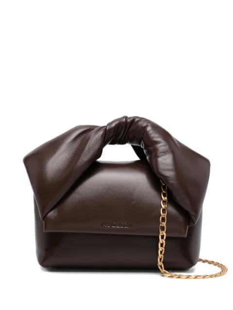 knotted leather tote bag by JW ANDERSON