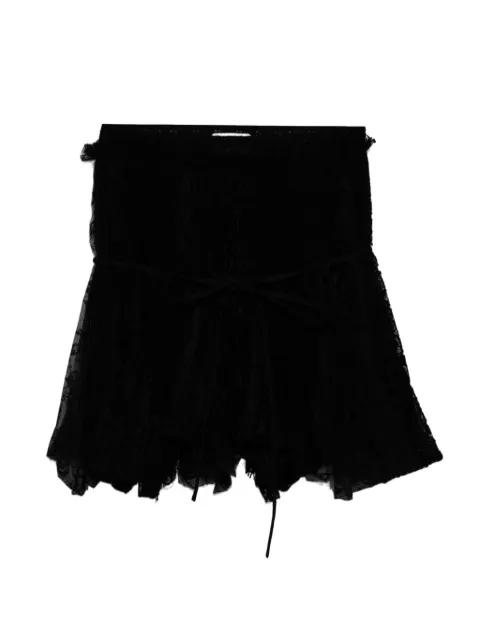 lace-panelled mini skirt by JW ANDERSON