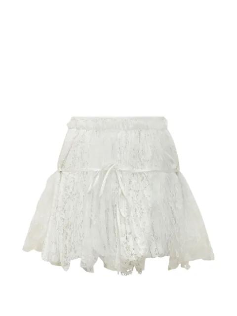 lace-trim tie-fastening skirt by JW ANDERSON