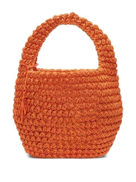 large Popcorn crochet bucket bag by JW ANDERSON
