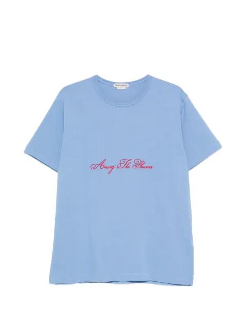 lettring-embroidery T-shirt by JW ANDERSON