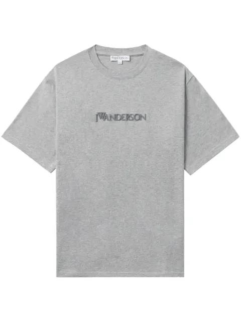 logo-embroidered T-shirt by JW ANDERSON