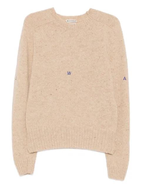 logo-embroidered jumper by JW ANDERSON