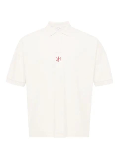 logo-embroidered polo shirt by JW ANDERSON