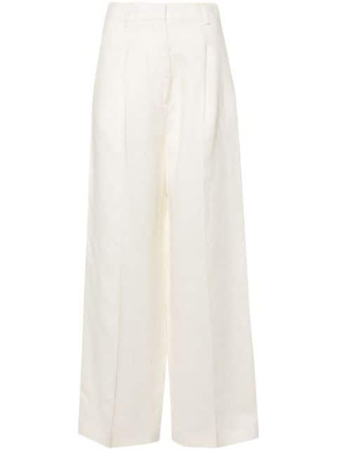logo-stripe palazzo pants by JW ANDERSON