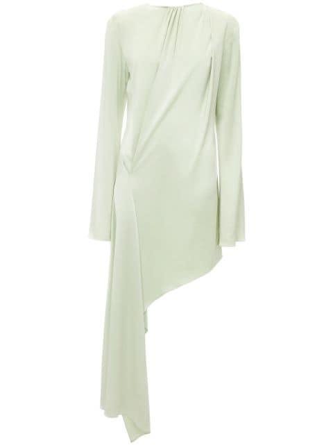 long-sleeve asymmetric dress by JW ANDERSON
