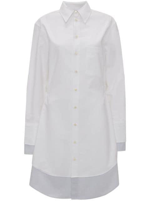 long-sleeve short shirtdress by JW ANDERSON