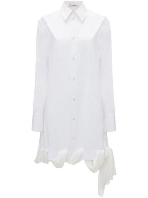 loop-hem shirt dress by JW ANDERSON