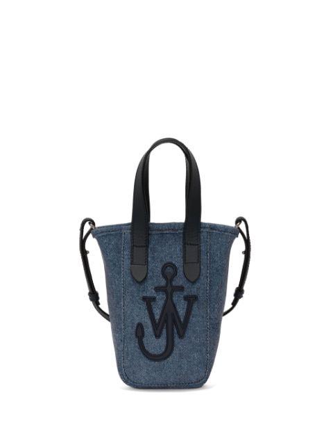 mini Belt denim tote bag by JW ANDERSON