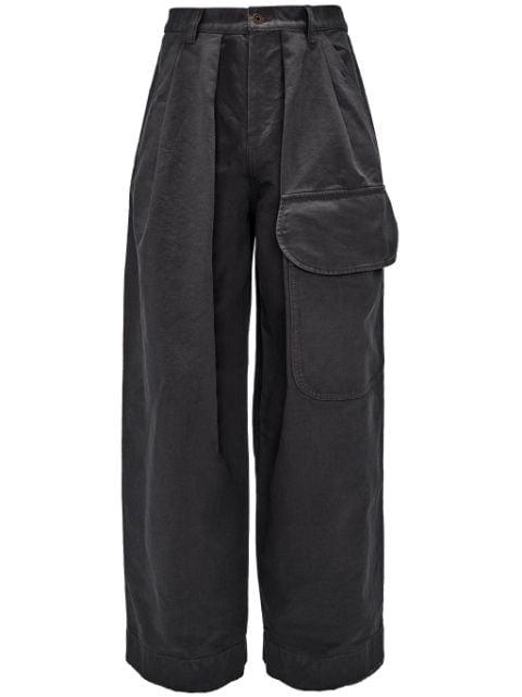 organic cotton loose fit trousers by JW ANDERSON