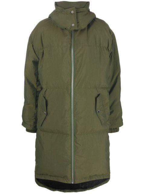 padded hoodied coat by JW ANDERSON