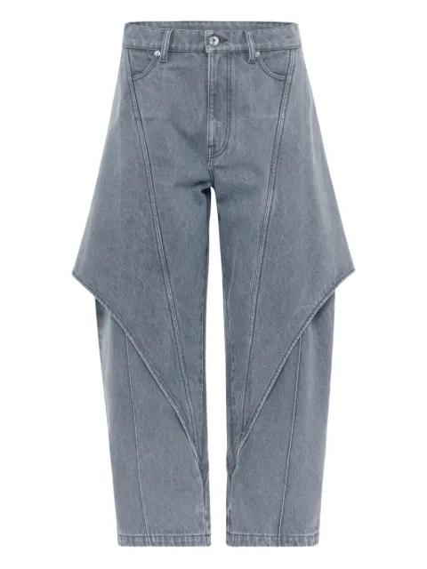 panelled denim trousers by JW ANDERSON