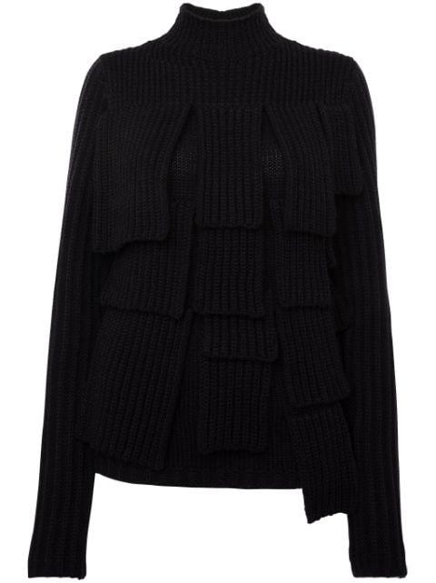 panelled flap sweater by JW ANDERSON