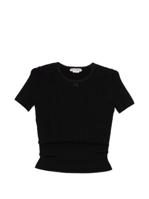 pointelle bow top by JW ANDERSON