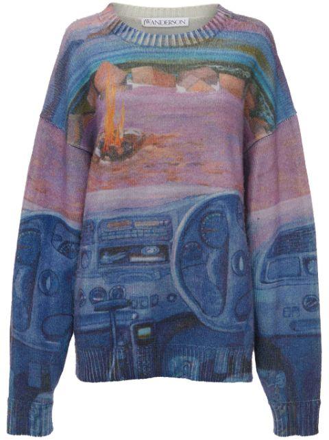 printed jumper by JW ANDERSON