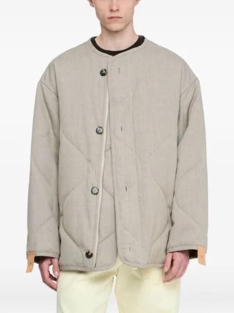 quilted button coat by JW ANDERSON