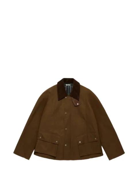 raglan-sleeve corduroy-collar jacket by JW ANDERSON