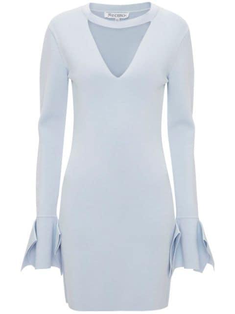 ruffle-detail cut-out minidress by JW ANDERSON