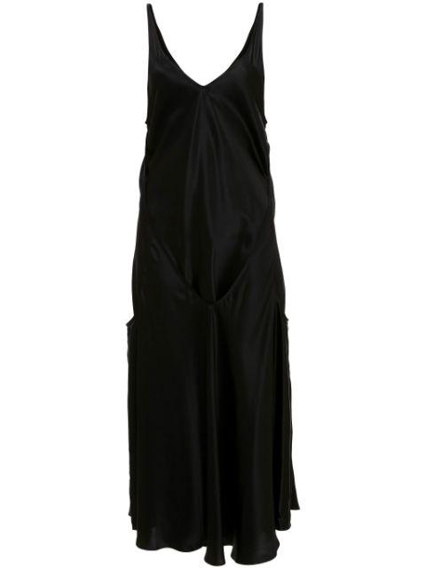 sleeveless silk midi dress by JW ANDERSON