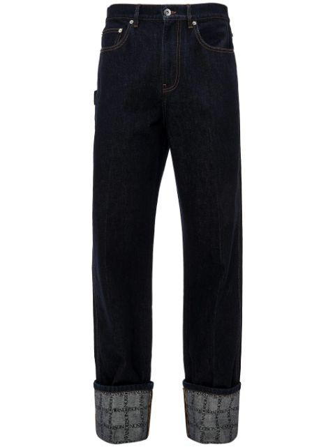 straight-leg mid-rise jeans by JW ANDERSON