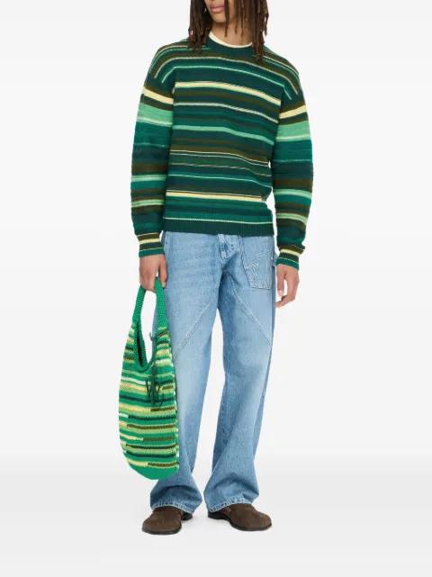 striped merino wool sweater by JW ANDERSON
