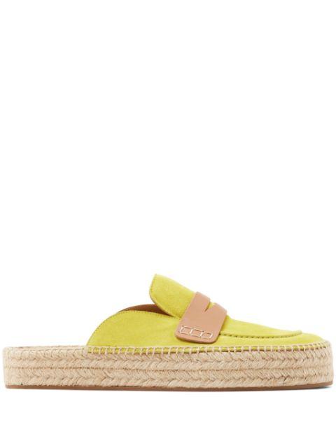 suede espadrille mules by JW ANDERSON