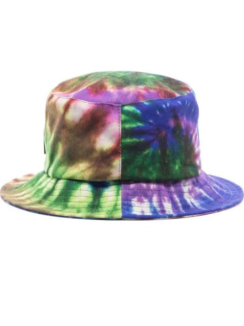 tie-dye logo bucket hat by JW ANDERSON