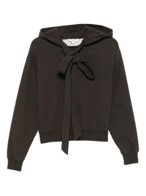 tie-fastening hoodie by JW ANDERSON