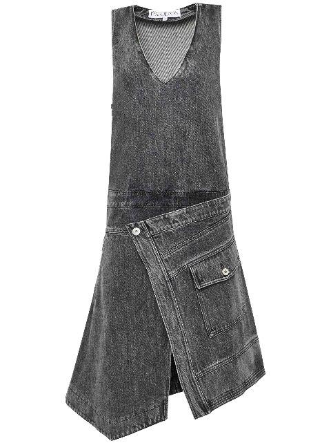 wrap sleeveless dress by JW ANDERSON