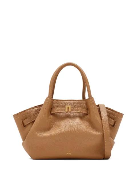 Hana handle pebbled tote bag by JW PEI