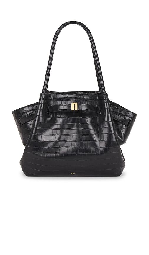 JW PEI Hana Medium Tote Bag in Black by JW PEI