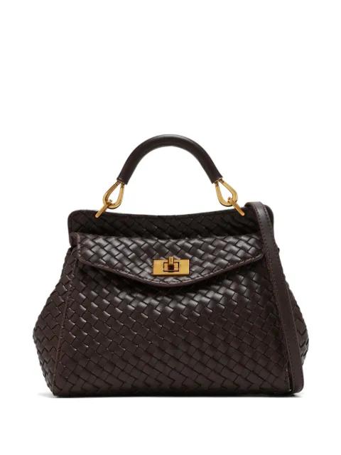 Lucia woven top-handle tote bag by JW PEI
