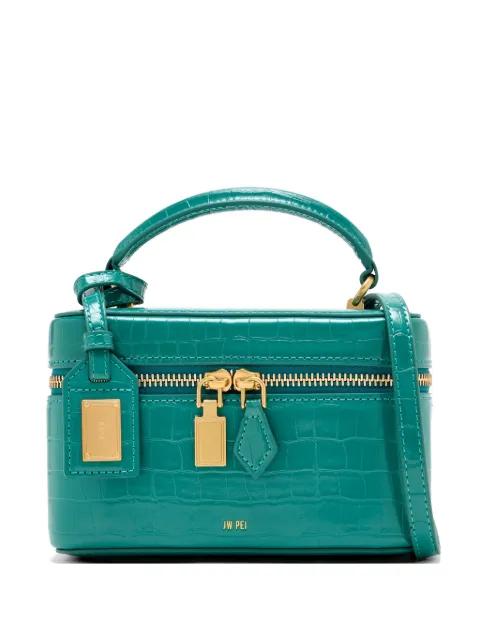 croc-effect crossbody bag by JW PEI