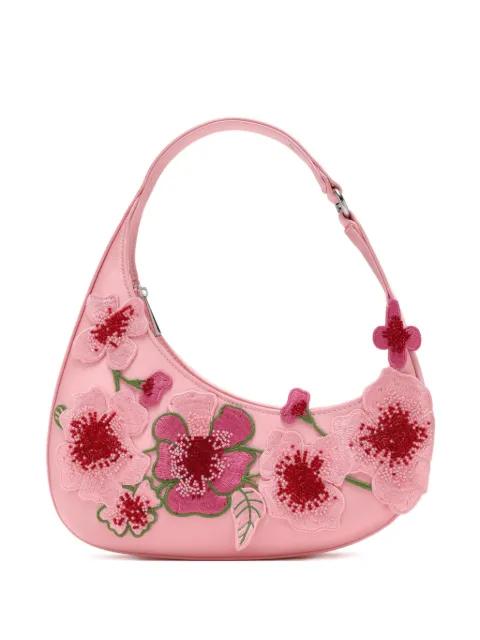 floral-embellished shoulder bag by JW PEI