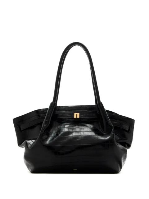 medium Hana crocodile-embossed tote bag by JW PEI