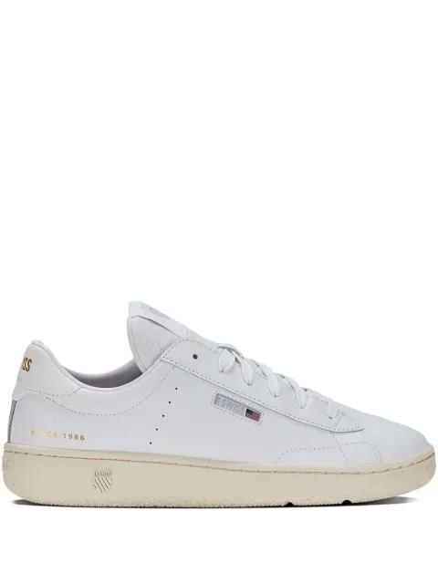 leather court-style sneakers by K-SWISS