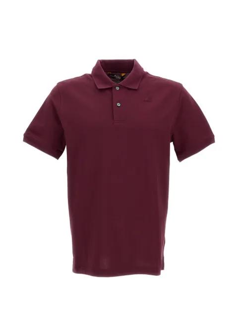 Amedee logo-patch piqué polo shirt by K-WAY