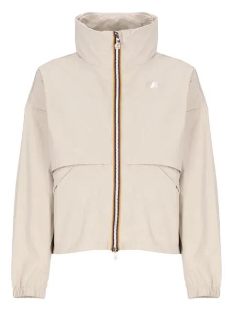 Aubette high-neckline foldable-hood jacket by K-WAY