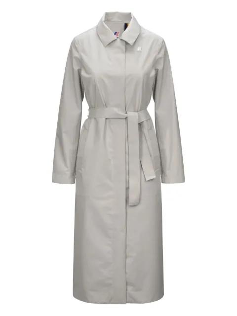 Barbra belted trench coat by K-WAY