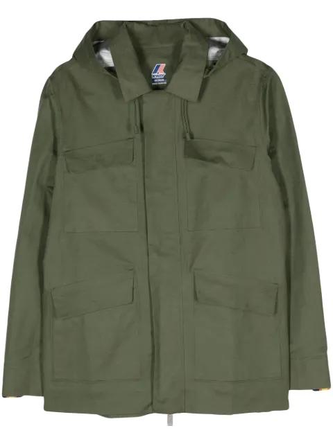 Erhal canvas hoodied jacket by K-WAY