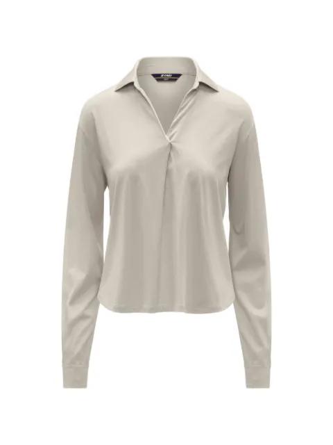 Grenerie twist-detail long-sleeve blouse by K-WAY