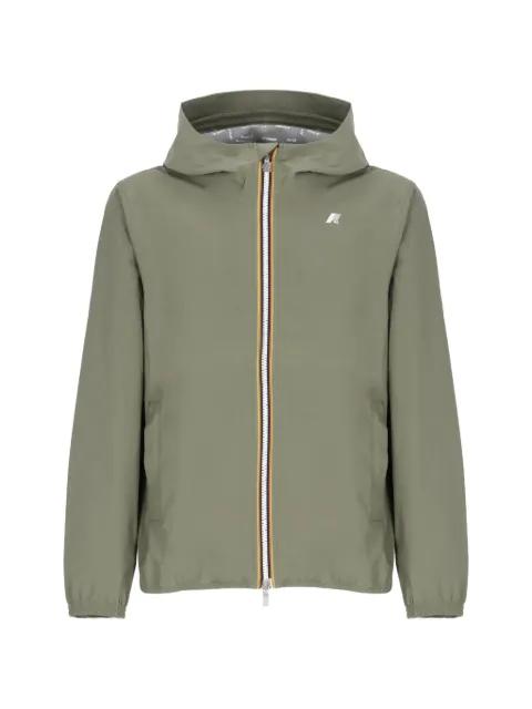 Jack hoodied logo-print jacket by K-WAY