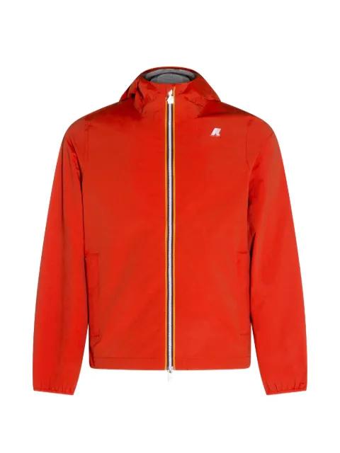 Jack logo-detail hoodied jacket by K-WAY