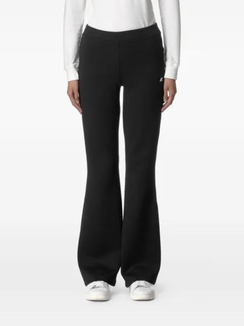 Jenny logo-patch trousers by K-WAY