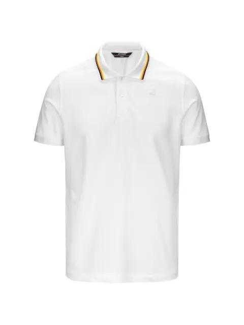 Jud striped-collar polo shirt by K-WAY