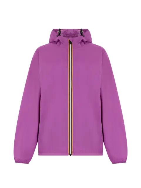 LE VRAI 4.0 Claude hoodied zip-up jacket by K-WAY