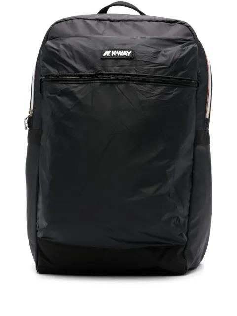 Laon ripstop zip backpack by K-WAY