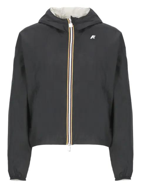 Laurette Plus.2 hoodied reversible jacket by K-WAY